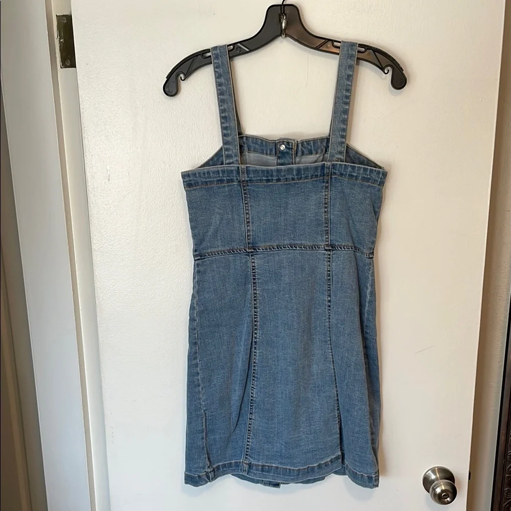 EUC Aeropostale Blue Denim Button-Down Dress - Picture 4 of 6